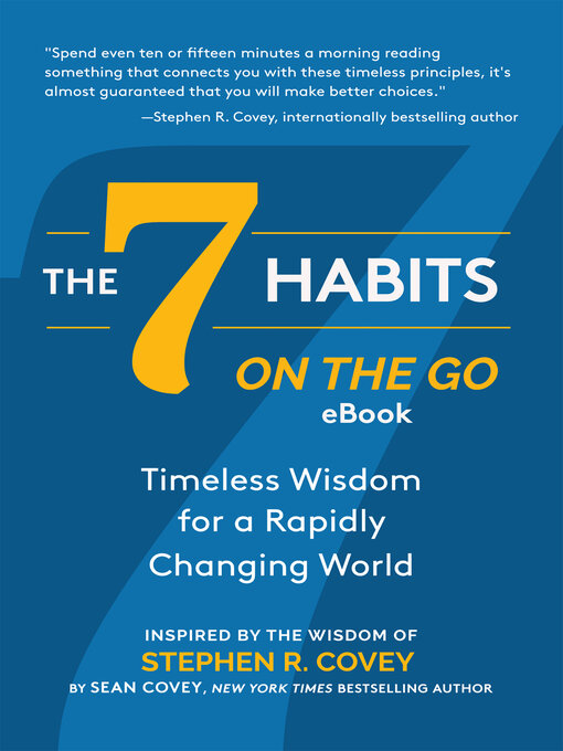 Title details for The 7 Habits on the Go by Sean Covey - Available